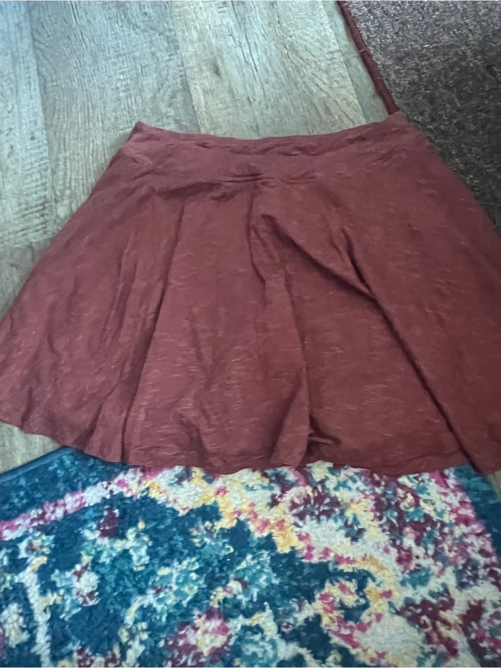 Toad & co Women's Flared Skort in Brick Red